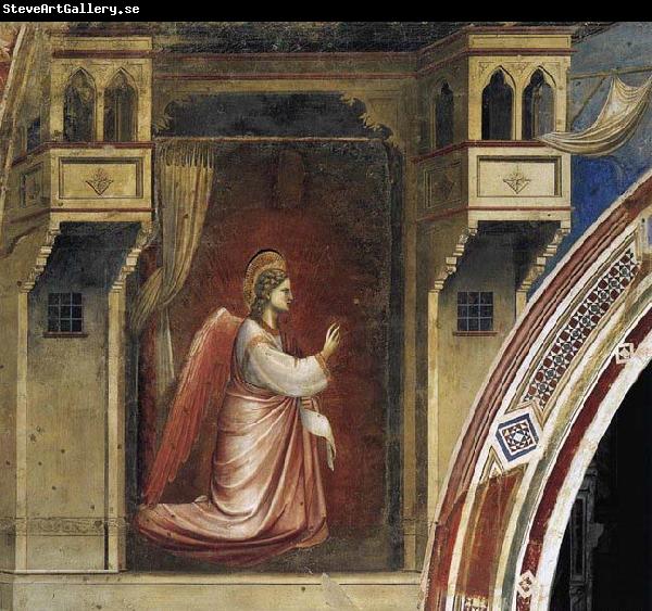 GIOTTO di Bondone The Angel Gabriel Sent by God